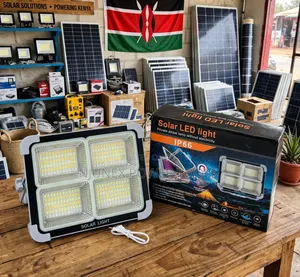 *100W Solar Emergency Rechargeable Light With Replaceable Batteries