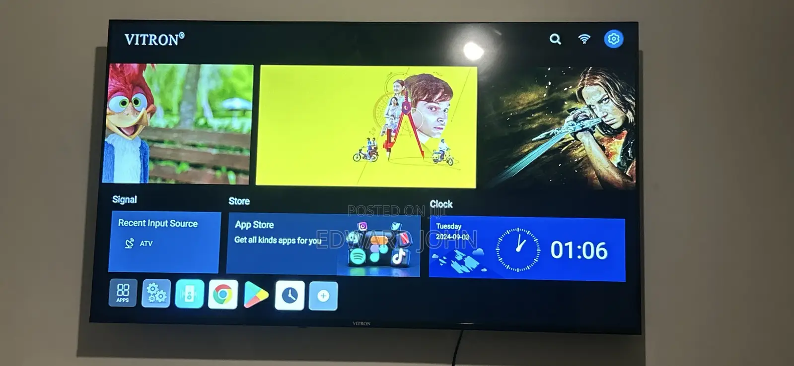 Vitron Webos 65 Inch New Smart TV
