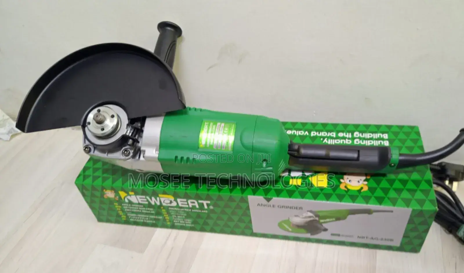 Newbeat 9-Inch Heavy-Duty Angle Grinder