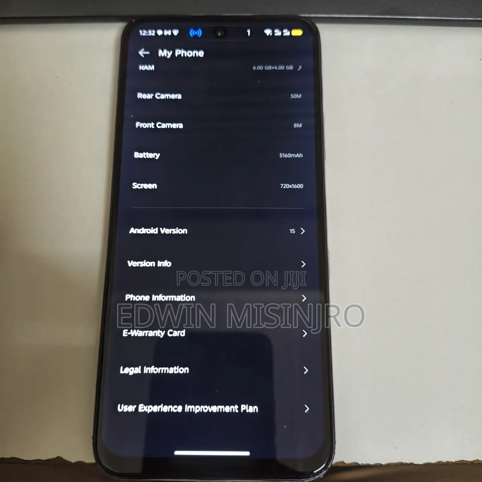 Infinix Hot 60i 128 GB Black