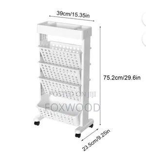 5 Tier Rolling Utility Cart