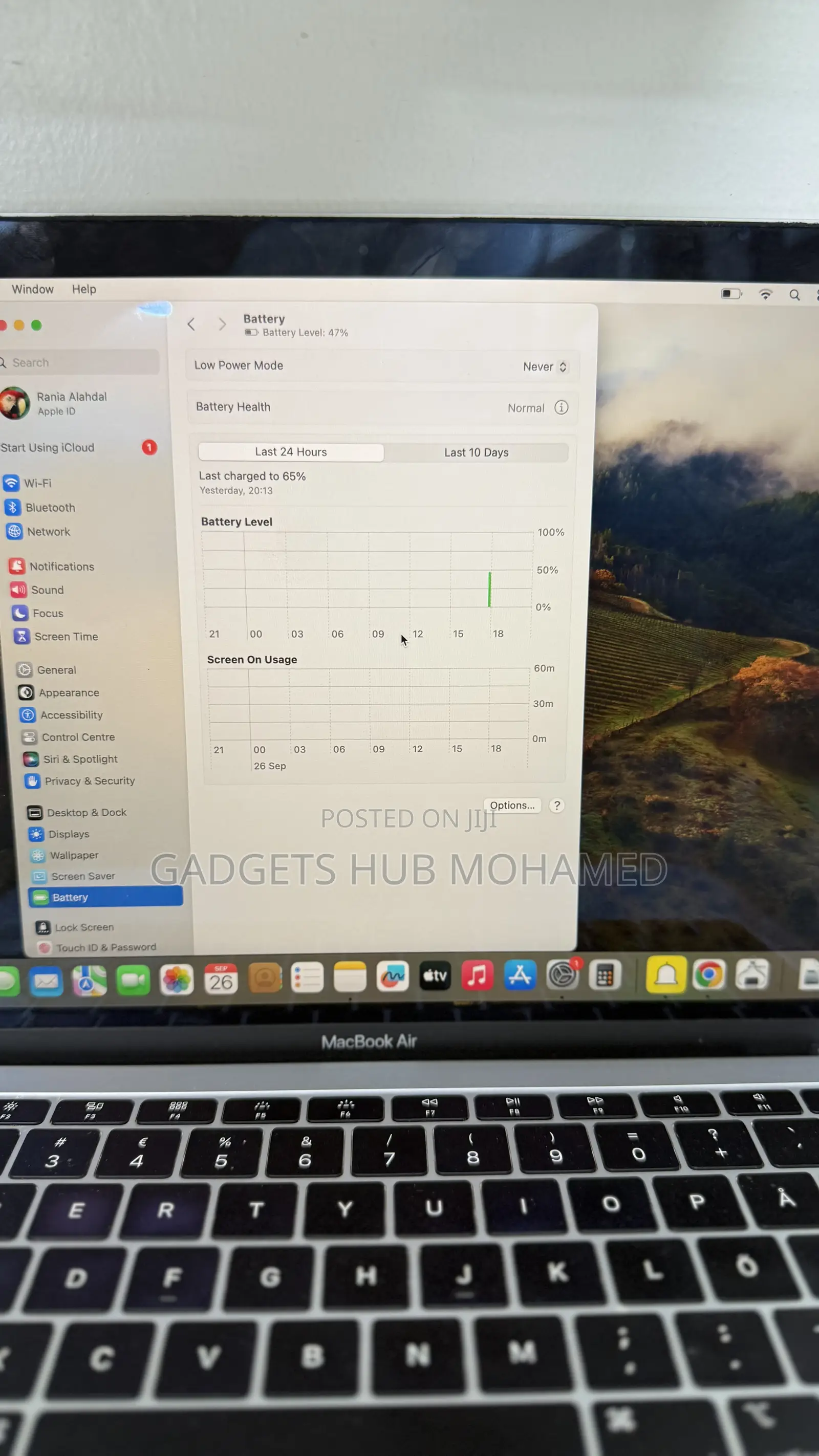 Laptop Apple MacBook Air 2018 8GB Intel Core i5 SSD 512GB