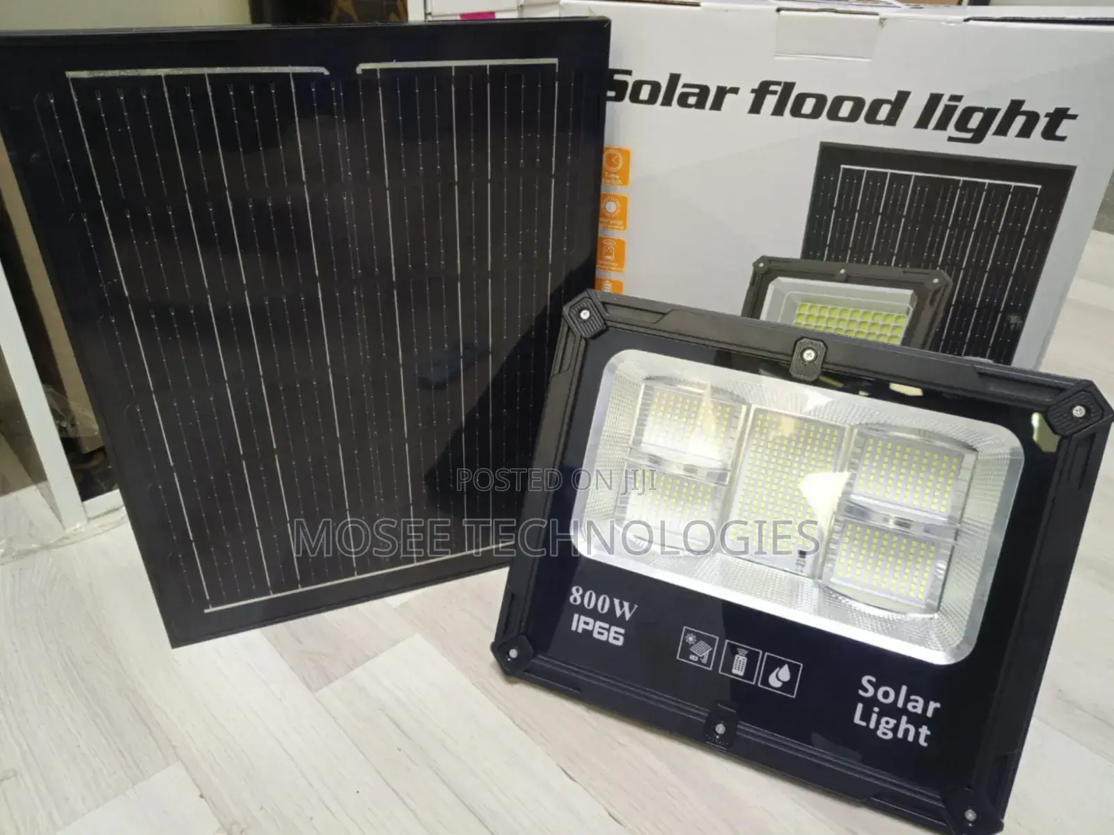 JSOT 800W Solar Floodlight High Power Outdoor LED Light