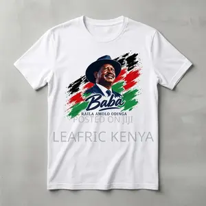 Printed Raila Odinga Anniversary Tshirt