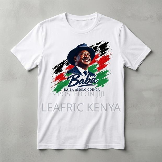 Printed Raila Odinga Anniversary Tshirt
