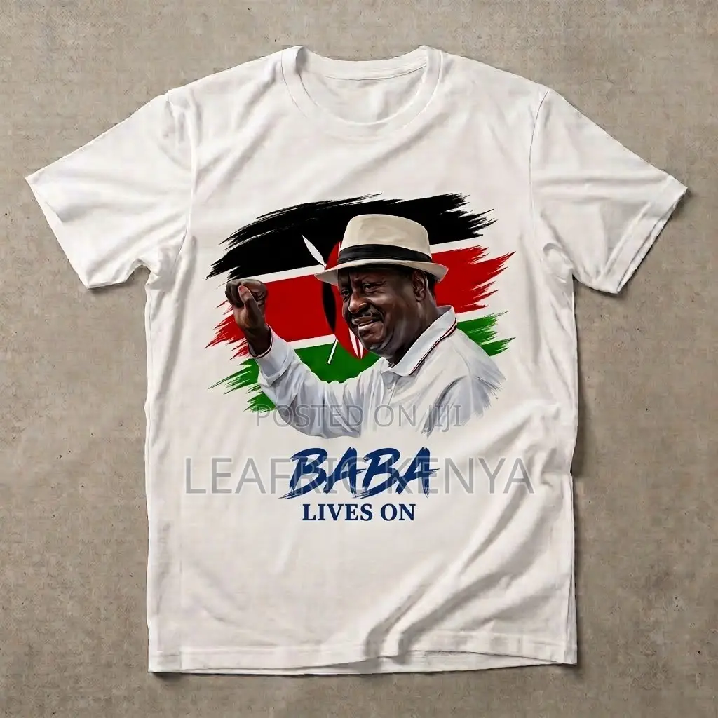 Printed Raila Odinga Anniversary Tshirt