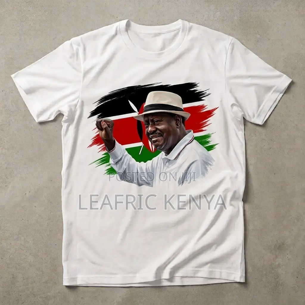 Printed Raila Odinga Anniversary Tshirt