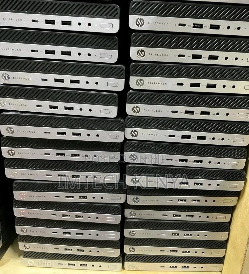 Desktop Computer HP EliteDesk 800 G3 8GB Intel Core i7 SSD 256GB
