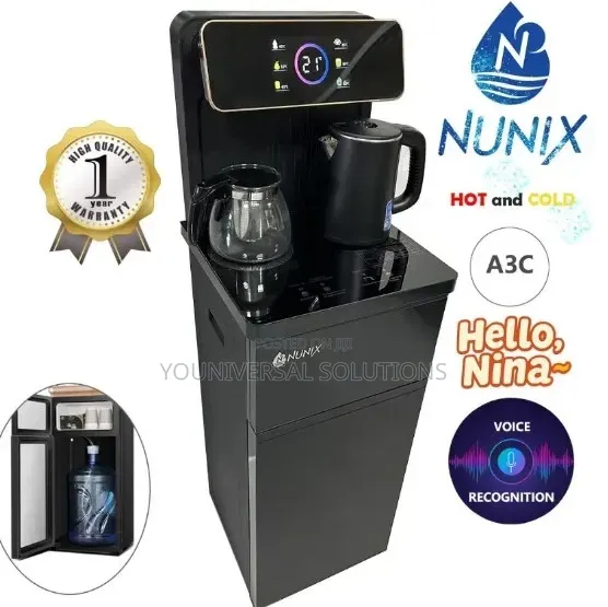 Hot and Cold Nunix Dispenser Bottom Load With Voice Recognition