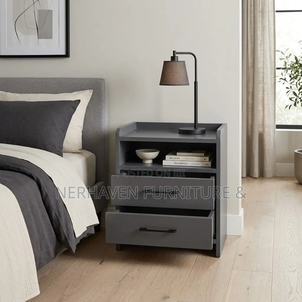 Side Bed Drawer – Modern Bedside Storage Table