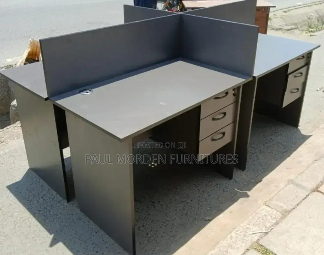 Modern Office Desk-4 Ways Working Station
