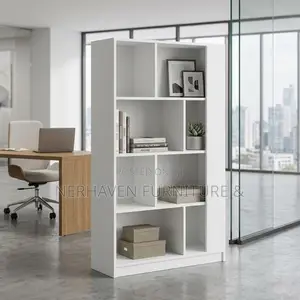 Bookshelf – Modern Office Home Book Storage Cabinet