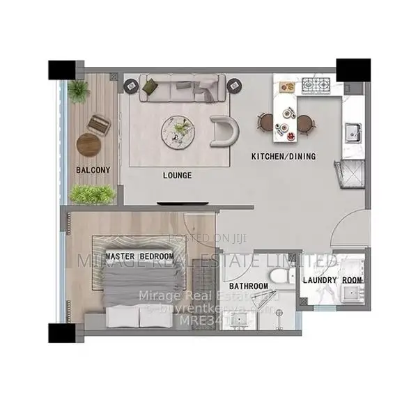 Modern 1-Bedroom Apartments for Sale – From KES 7.9M