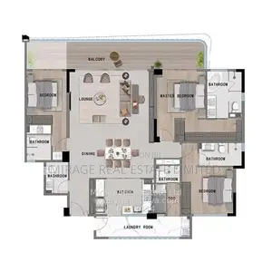 Modern 3 Bedroom plus Dsq Apartments for Sale – From KES 23.3M
