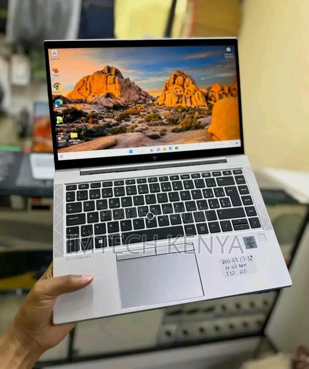 Laptop HP EliteBook 840 G7 16GB Intel Core i7 SSD 512GB