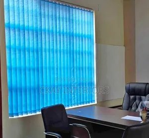 Upgrade Your Space Today With Sky Blue Vertical Blinds
