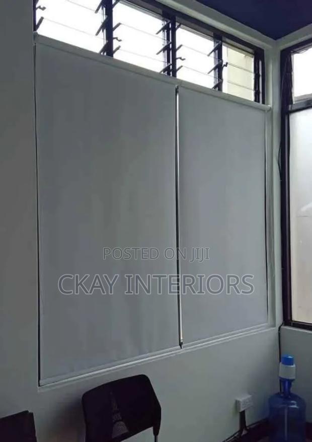Window Makeover With Blackout Roller Blinds - main view