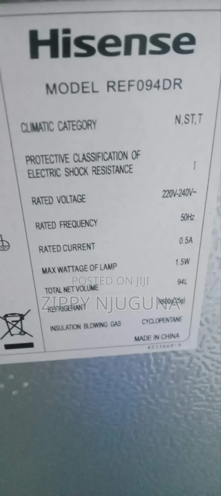 Hisense Mini Fridge