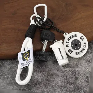 *Unisex Mini Fitness Design Keychain Accessory*