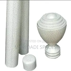 White Powder Coated Juakali Accessories for Your Curtain Rods