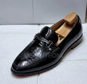 Leather Embossed Reptilian Texture Red Bottom Fosters Size 39-45