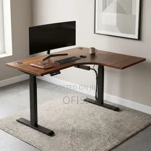 Electric Desk; 1.4M Electric Height Adjustable Desk [Curved]