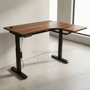 Electric Desk; 1.4M Electric Height Adjustable Desk [Curved]