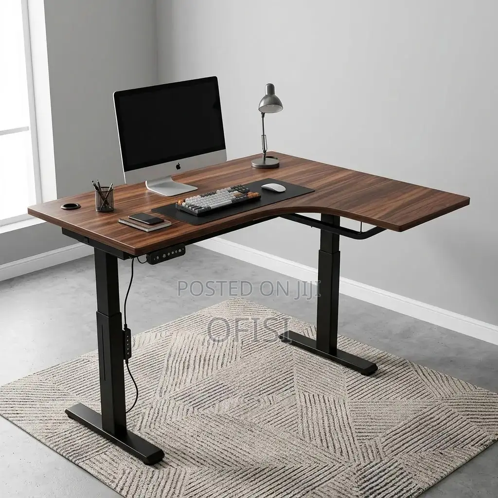 Electric Desk; 1.4M Electric Height Adjustable Desk [Curved]