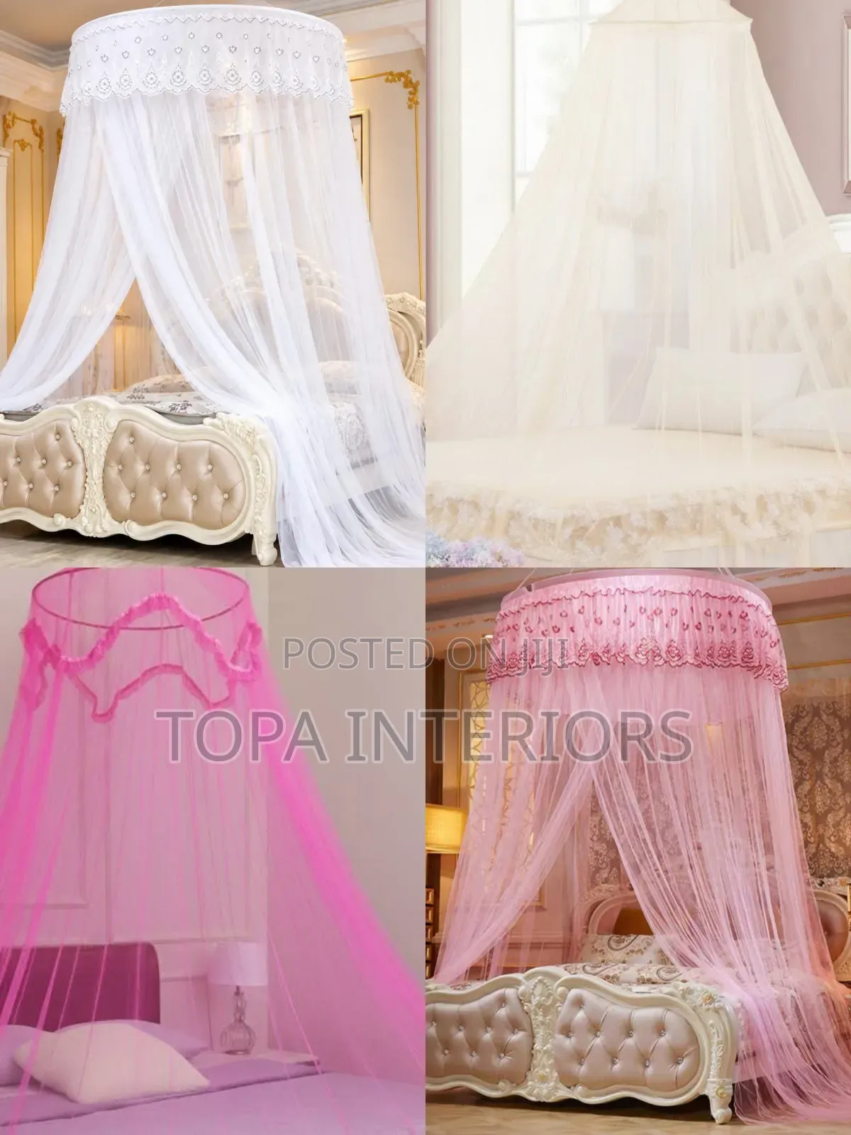 Generic 4x6 Round Canopy Mosquito Nets