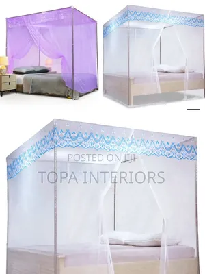 Four Stands Mosquito Nets With All Accessories