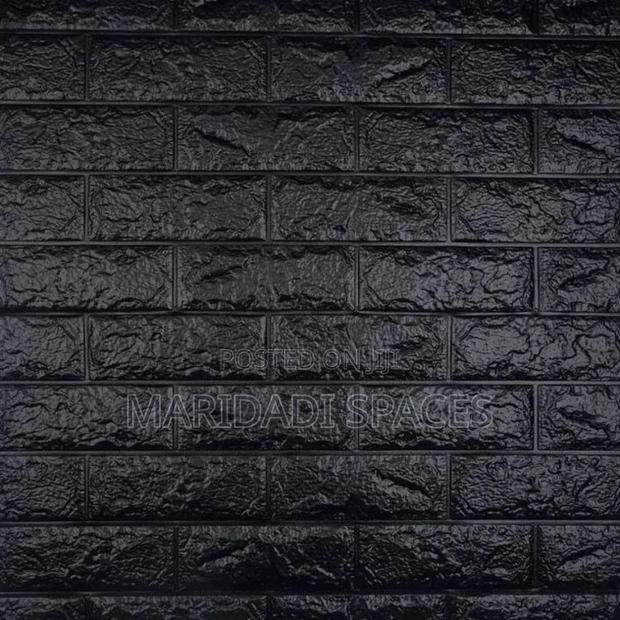 Modern Brick Wallpapers-White Black - main view