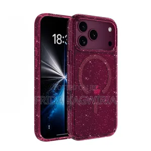 iPhone 18 Pro Max Burgundy Case With Glitters
