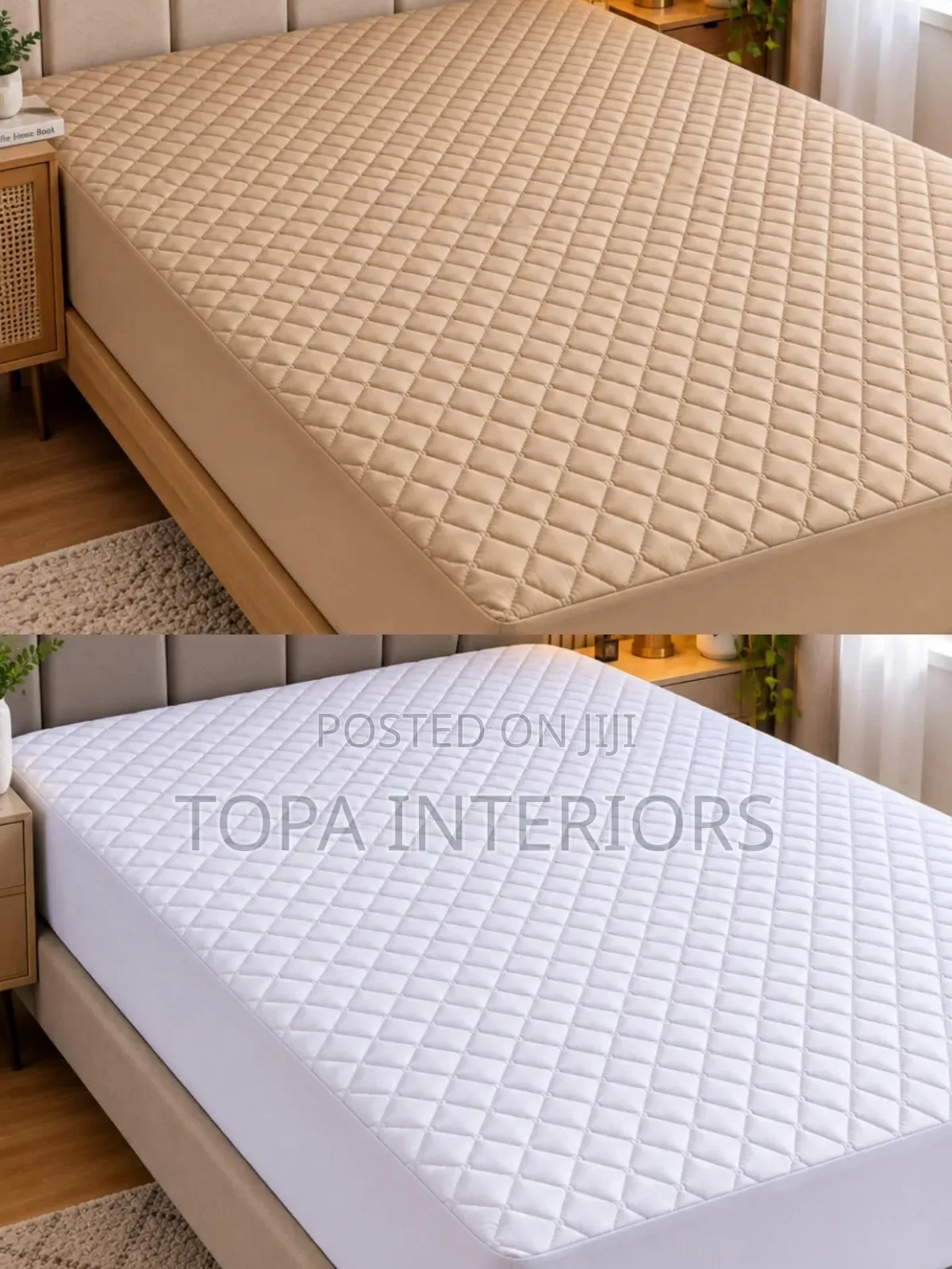 Soft Absorbent Noiseless Waterproof Mattress Protectors