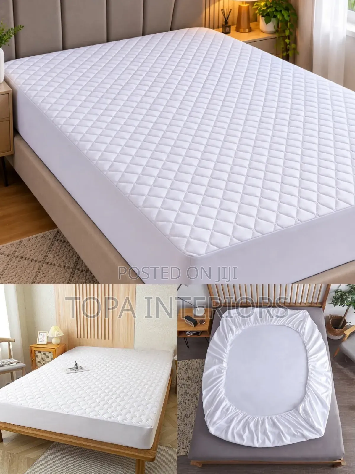 Soft Absorbent Noiseless Waterproof Mattress Protectors