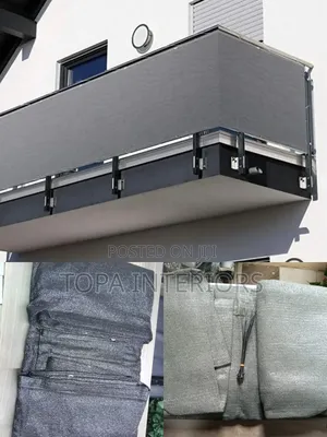 Dust Protection Canvas Balcony Privacy Shield Cover