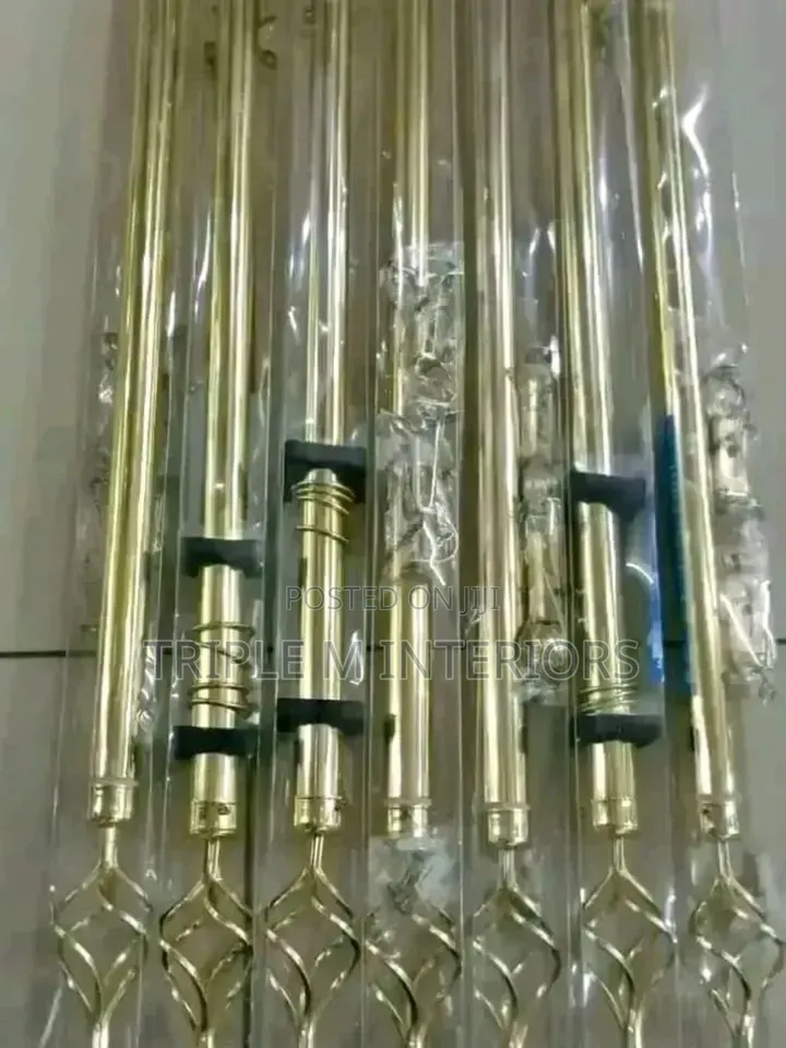 2m Double Curtain Rods -Premium Top Quality Rod's