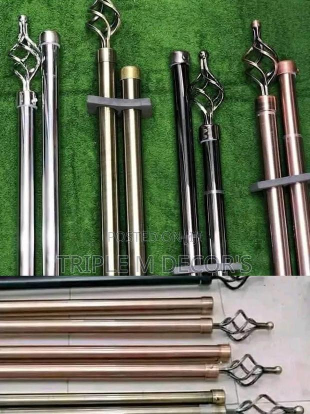 Universal Extendable Curtain Rod Sets - thumbnail 2