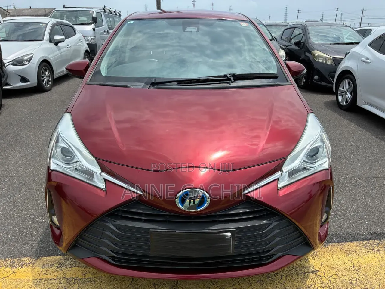 Toyota Vitz 1.5 FWD Hybrid 5dr 2020 Maroon