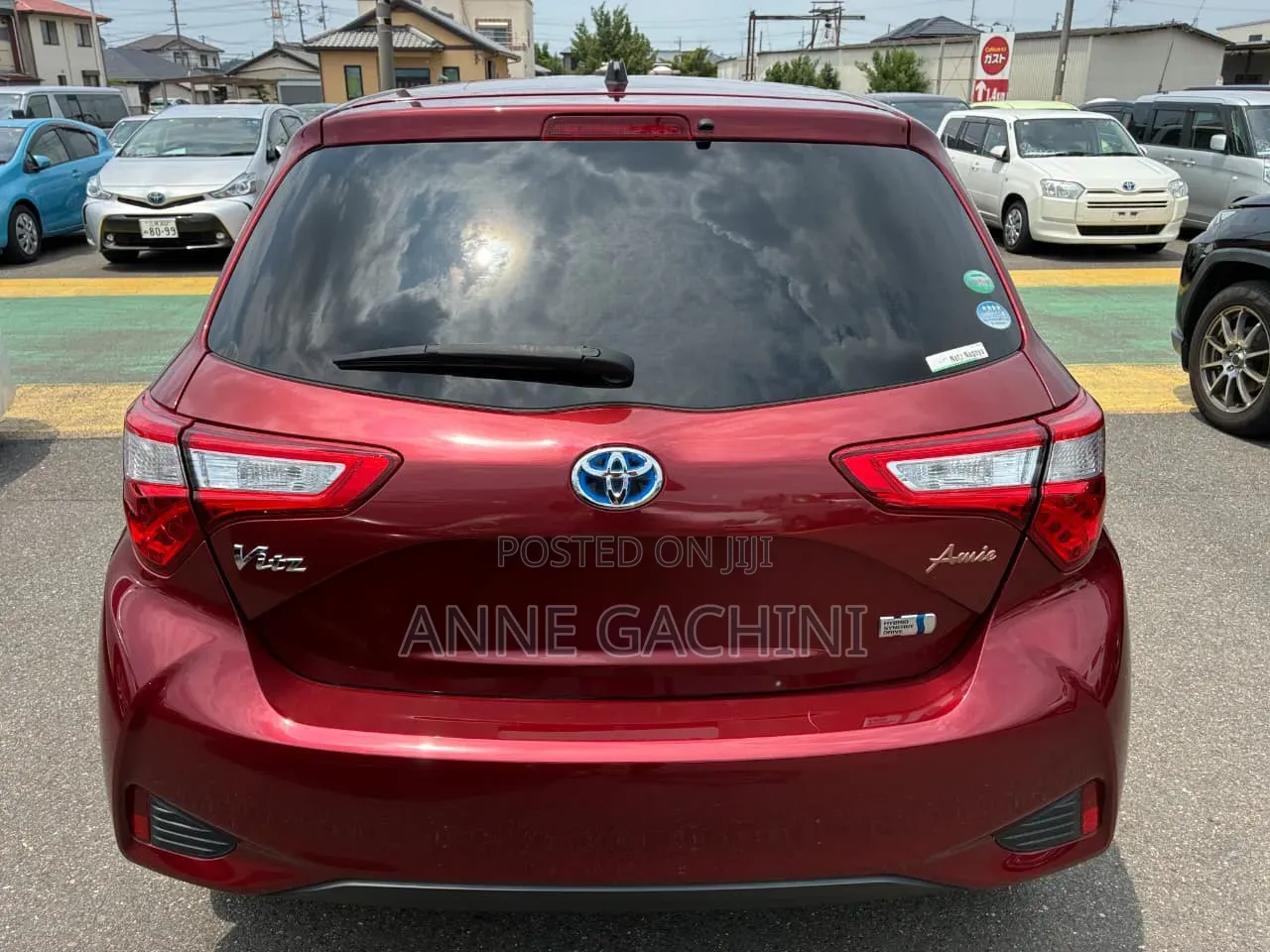 Toyota Vitz 1.5 FWD Hybrid 5dr 2020 Maroon