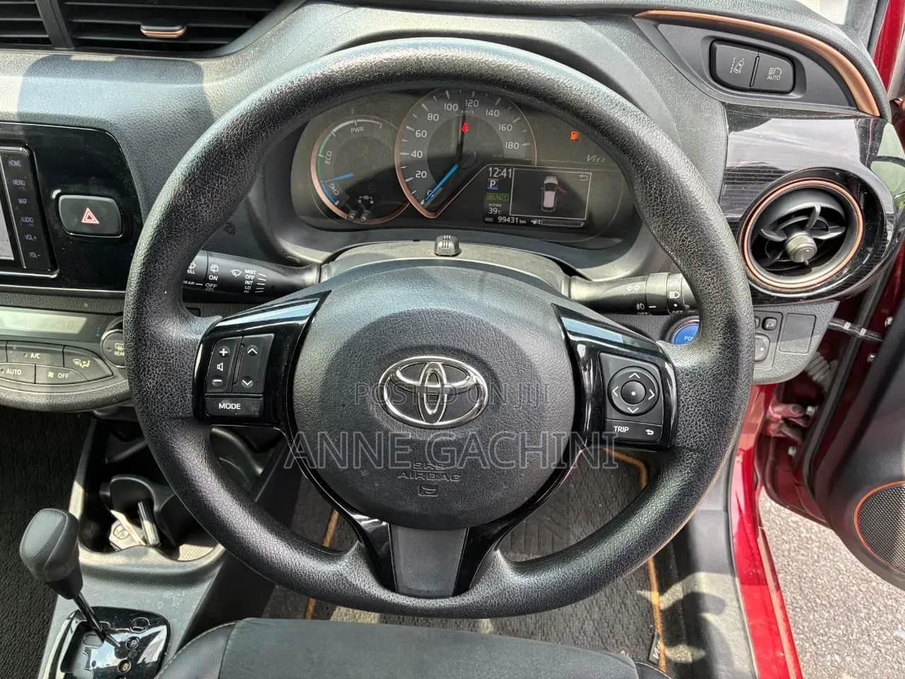 Toyota Vitz 1.5 FWD Hybrid 5dr 2020 Maroon
