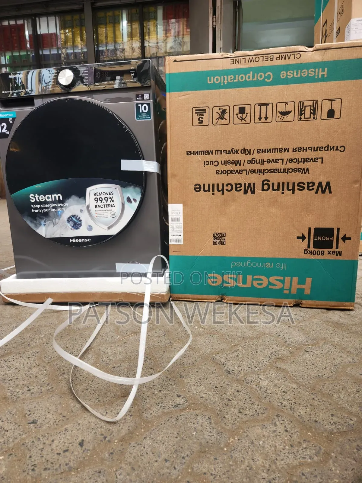Hisense 12kg Wfwy121vjmt Front Load Washing Machine