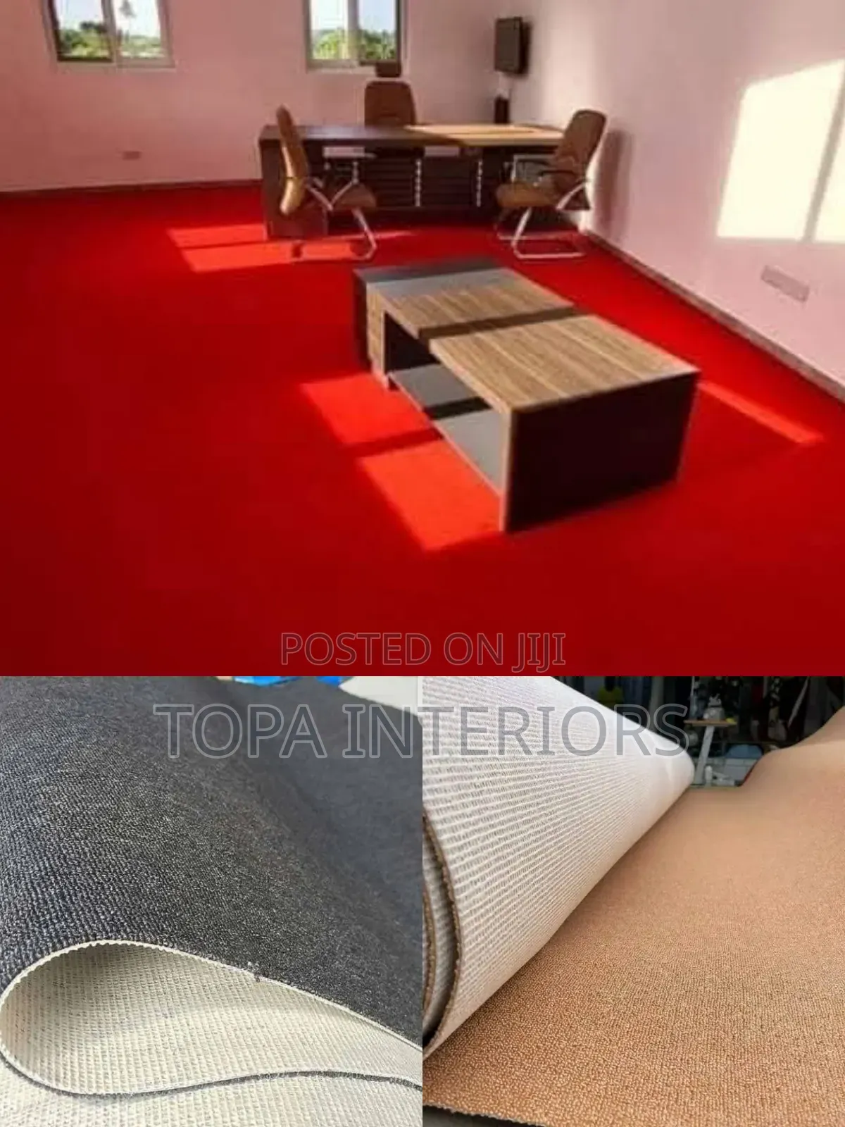 Office Floor Wall to Wall Carpets Installation