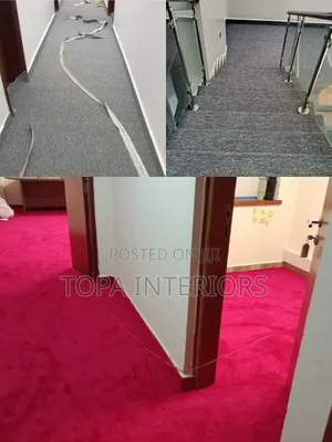 Office Floor Wall to Wall Carpets Installation