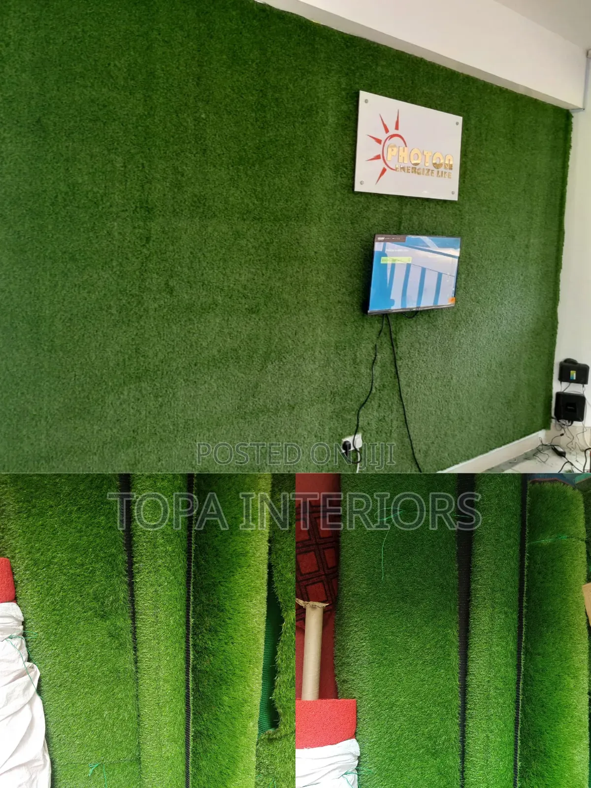 Wall Decoration Artificial Green Turf Grass Carpets