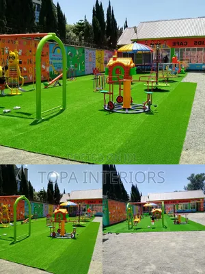 School Playground Artificial Turf Grass Carpets