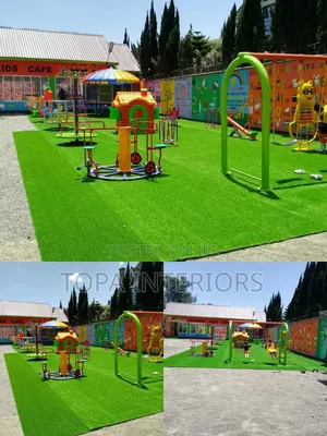 School Playground Artificial Turf Grass Carpets