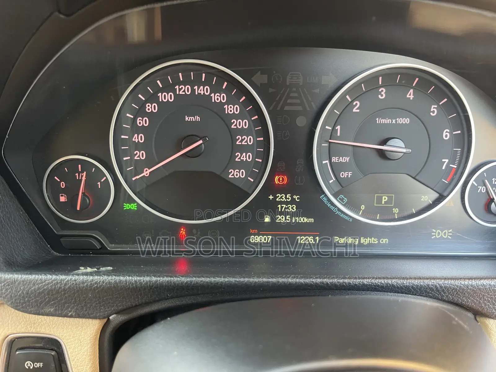 BMW 320i 2013 Blue