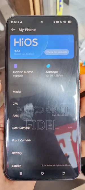Tecno Spark Slim 256 GB Bronze