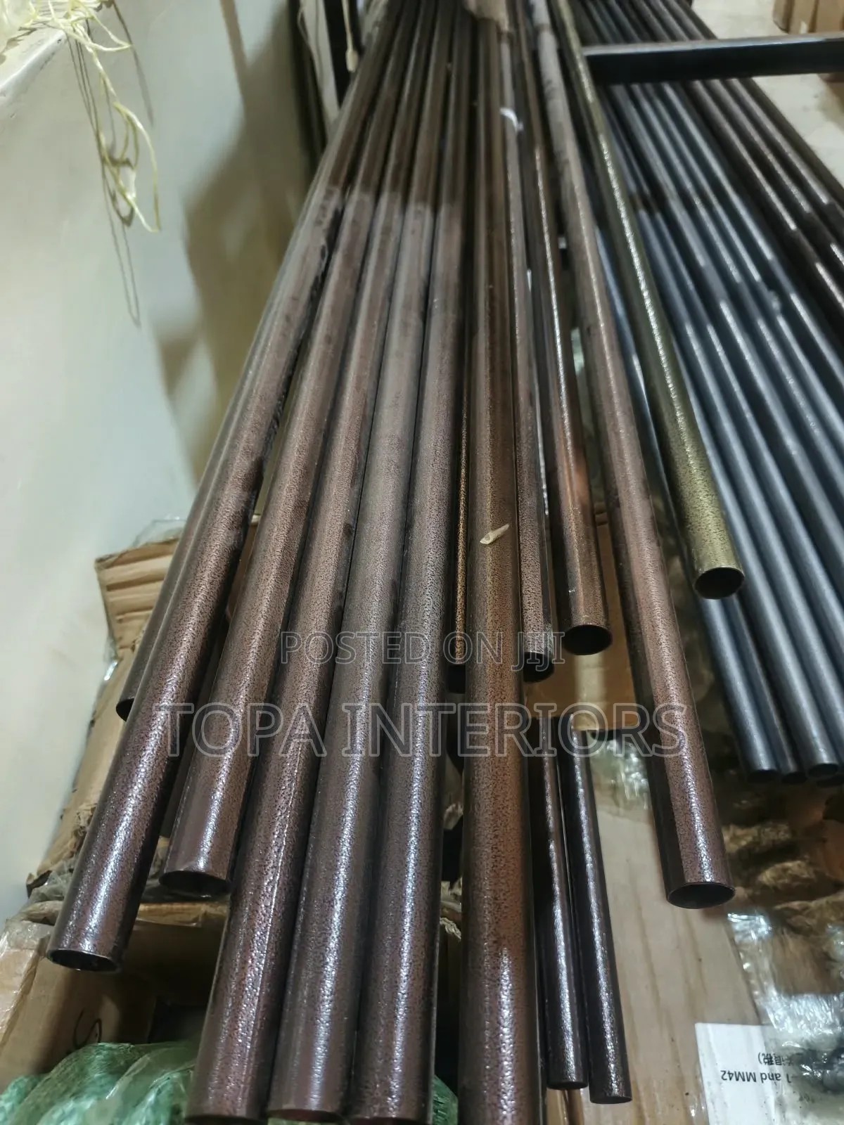 Powder Coated JUA Kali Curtain Rods Per Metre