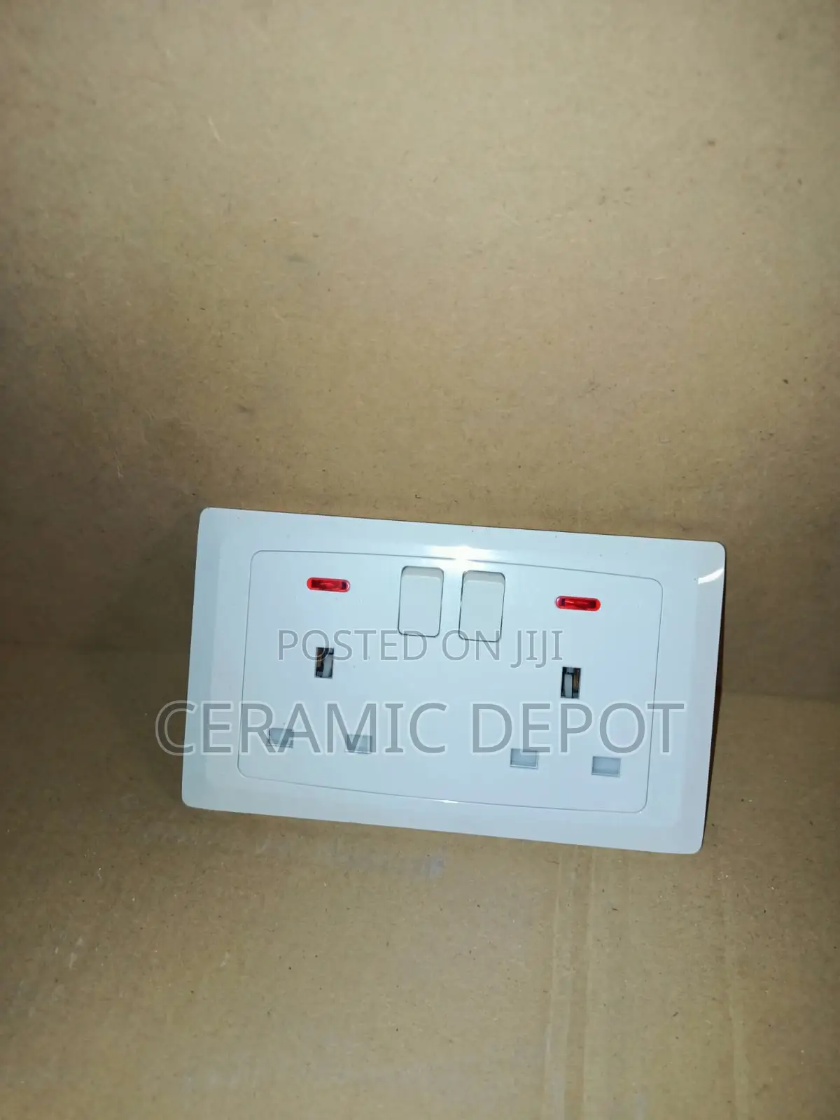 Elec Twin Socket Switch 13a 13a Ts